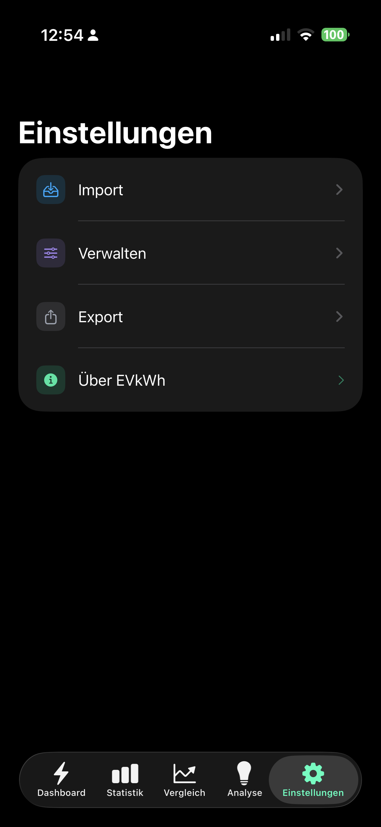 Einstellungen